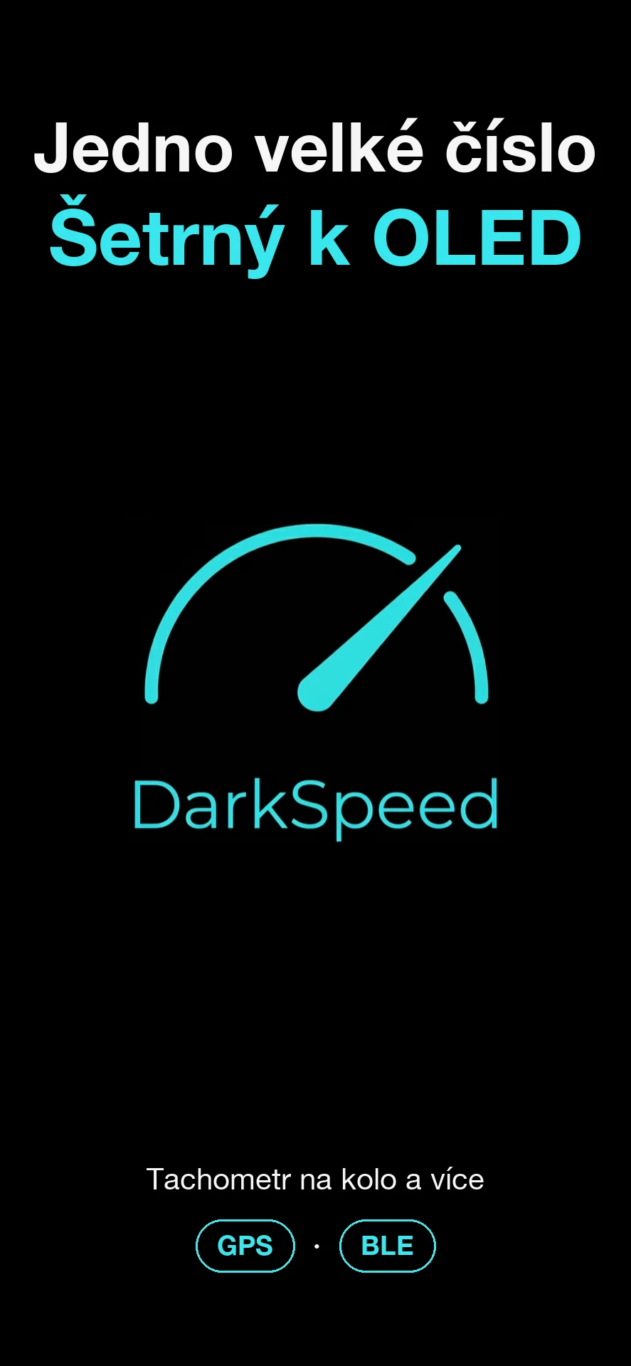 DarkSpeed, tachometr šetrný k OLED displejům