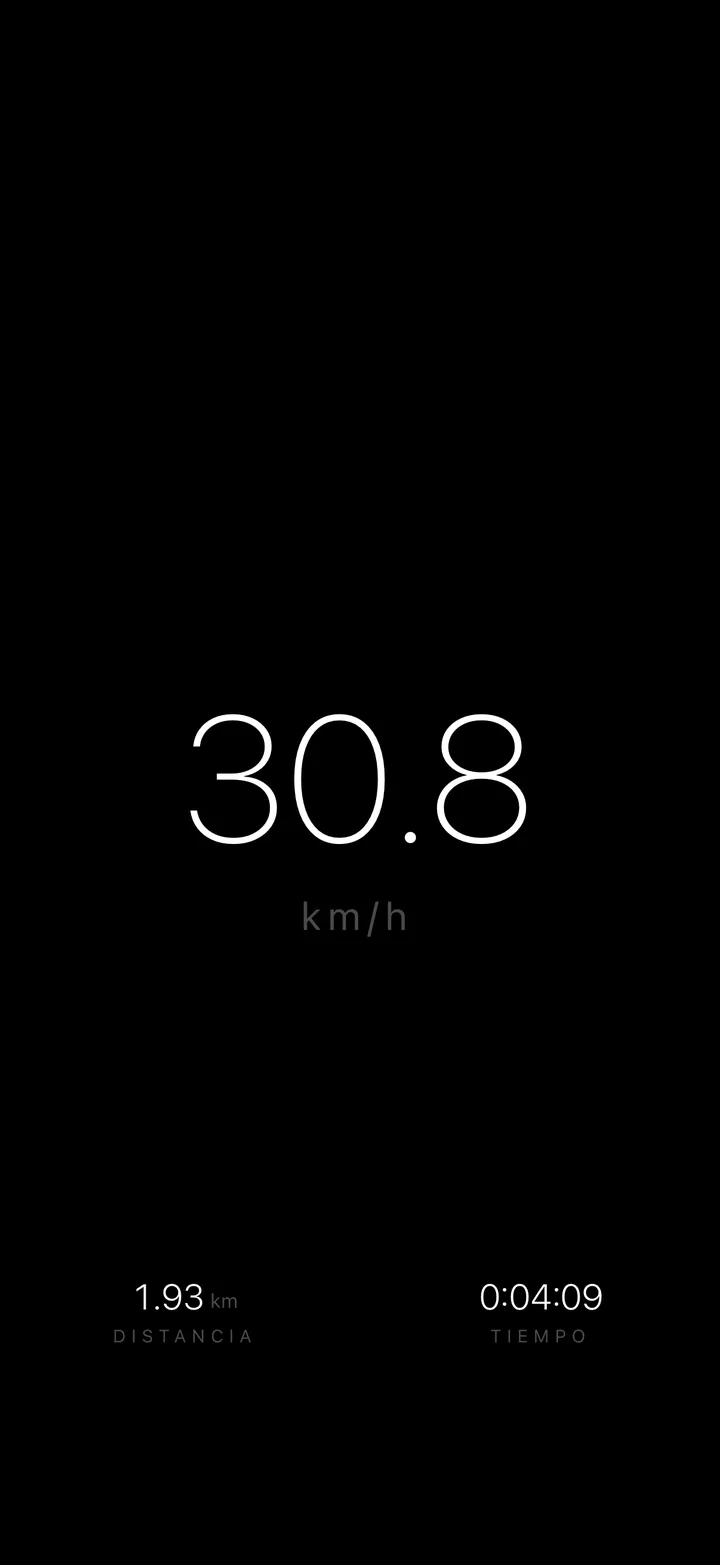 Pantalla de salida DarkSpeed, tema Minimalistic