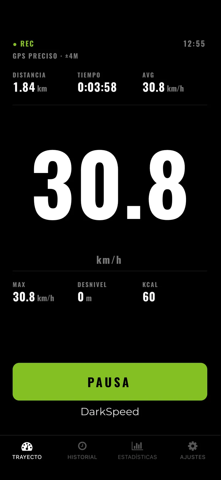 Pantalla de salida DarkSpeed, tema Summit