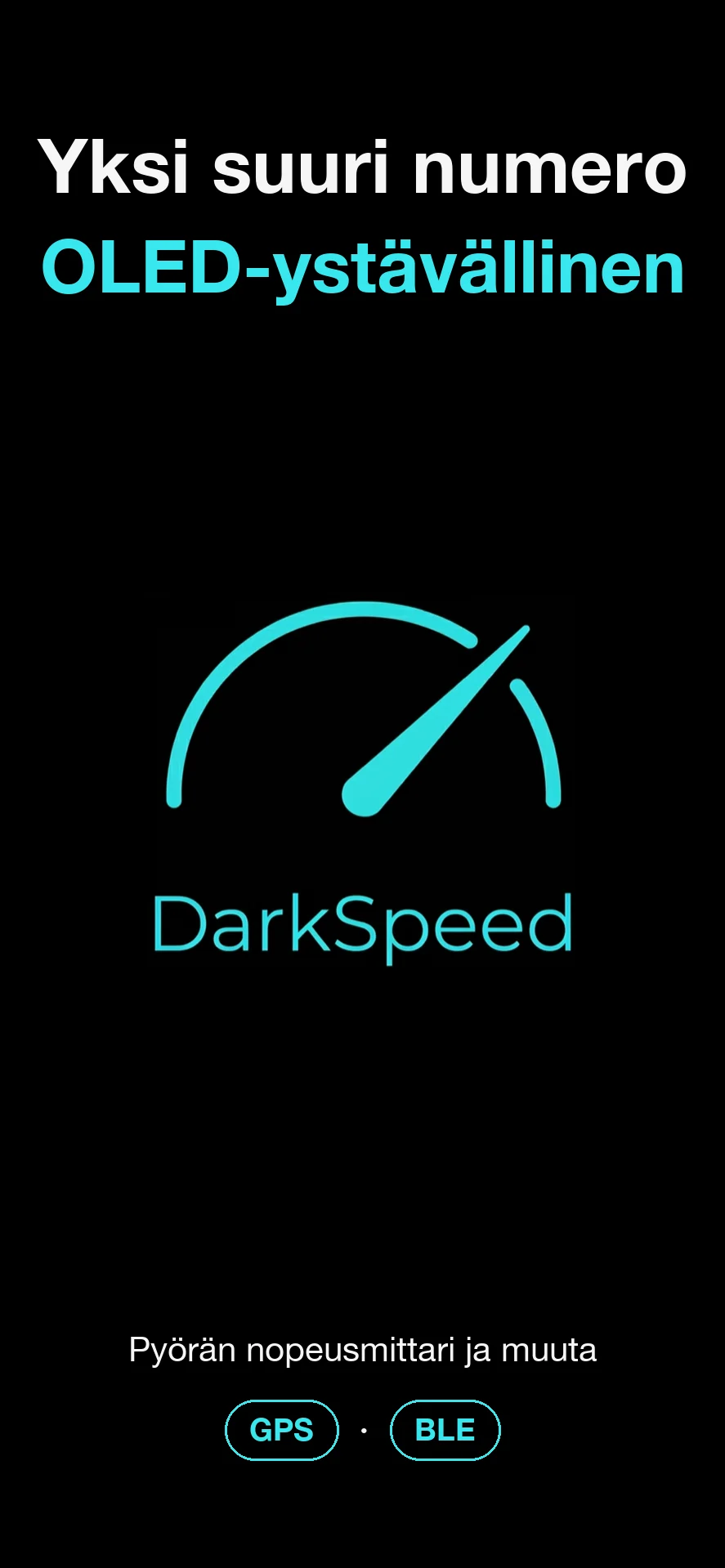 DarkSpeed, OLED-optimoitu nopeusmittari