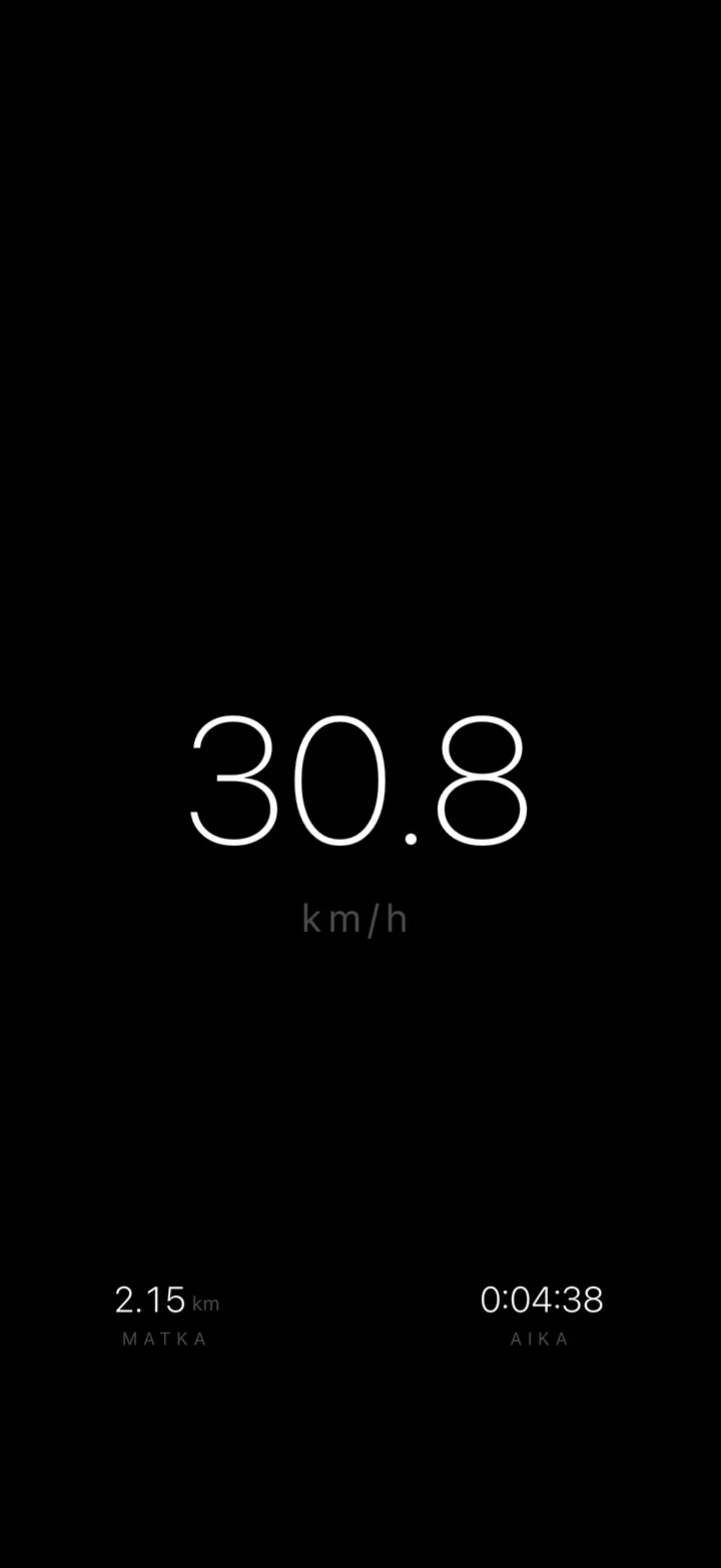 DarkSpeed-ajonäkymä, Minimalistic-teema