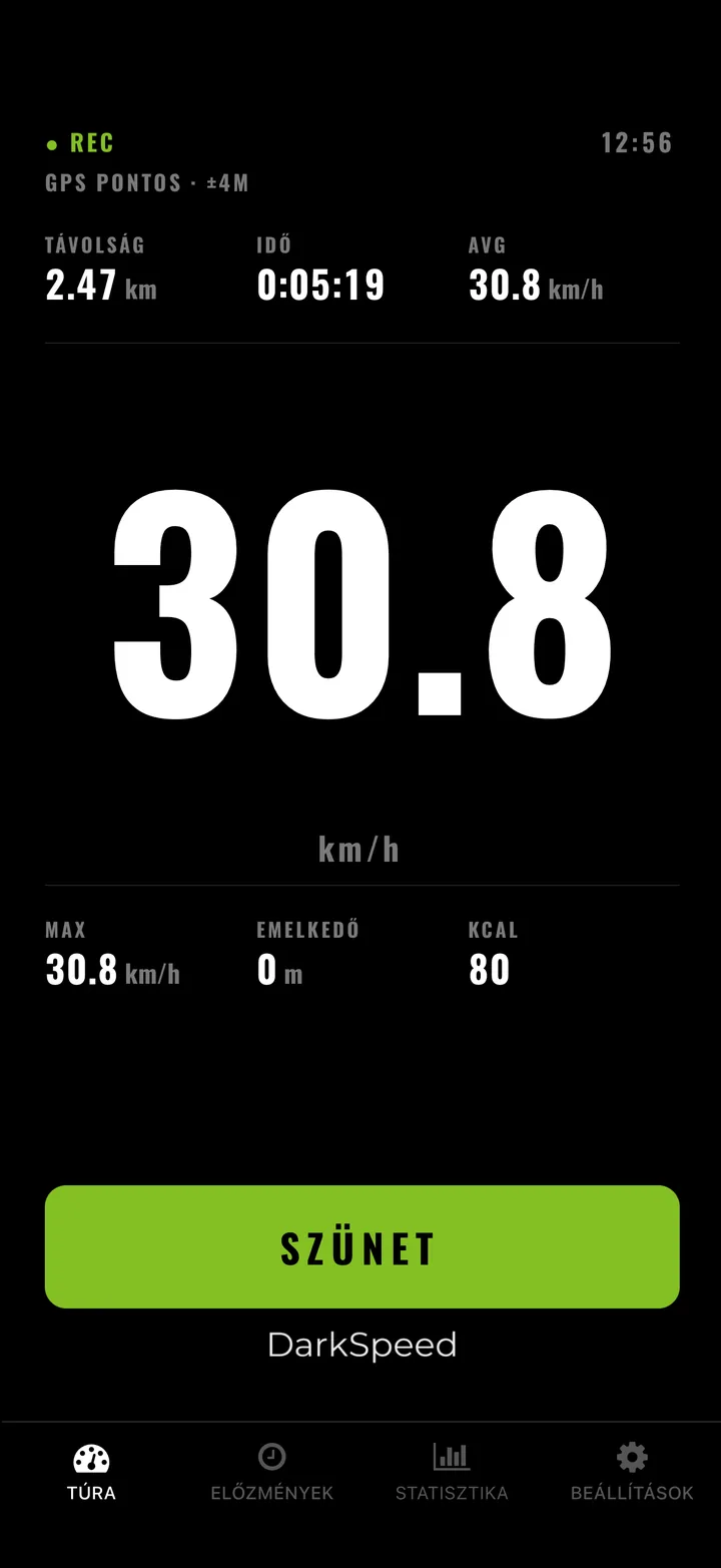 DarkSpeed tekerési képernyő, Summit téma