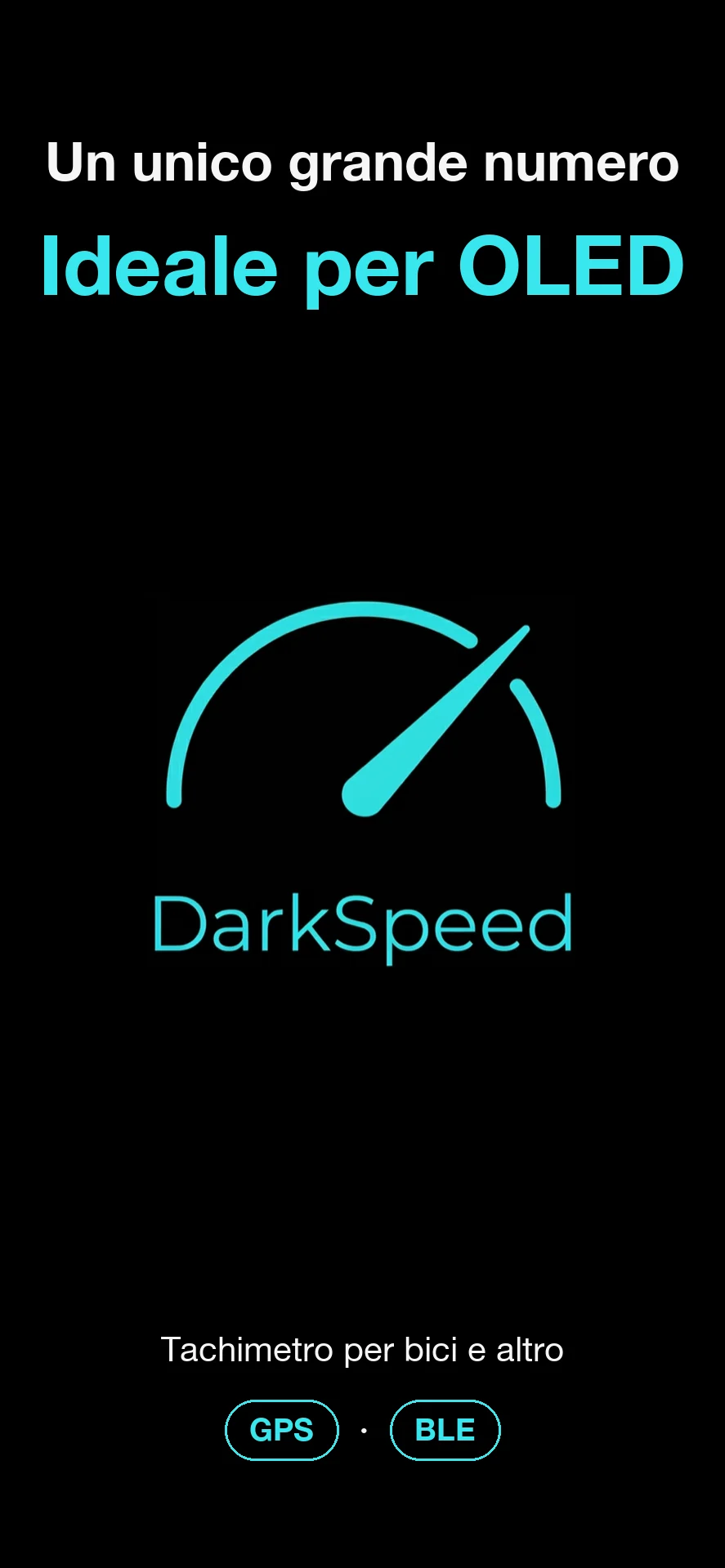 DarkSpeed, tachimetro per bici ottimizzato per schermi OLED