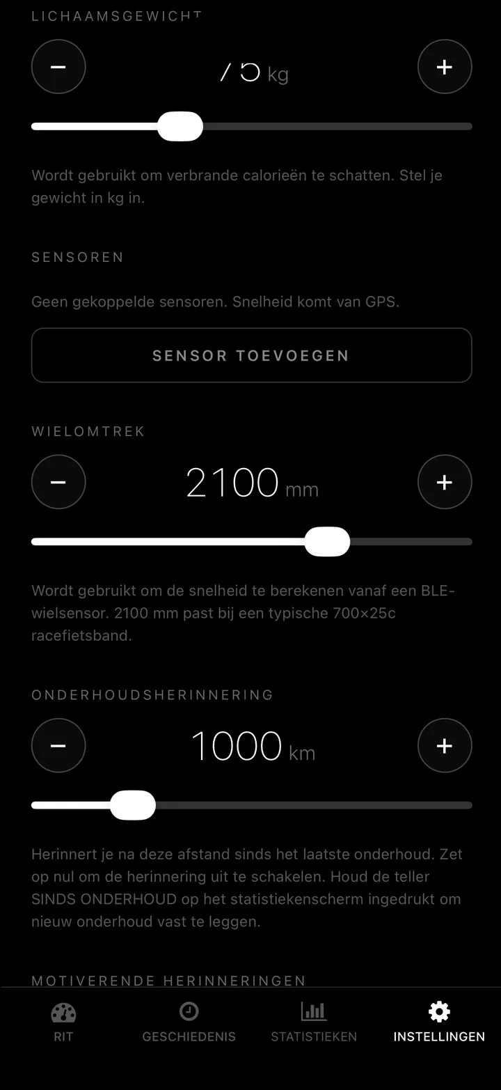 Koppel een snelheids- en cadanssensor. Krijg rotsvaste cijfers