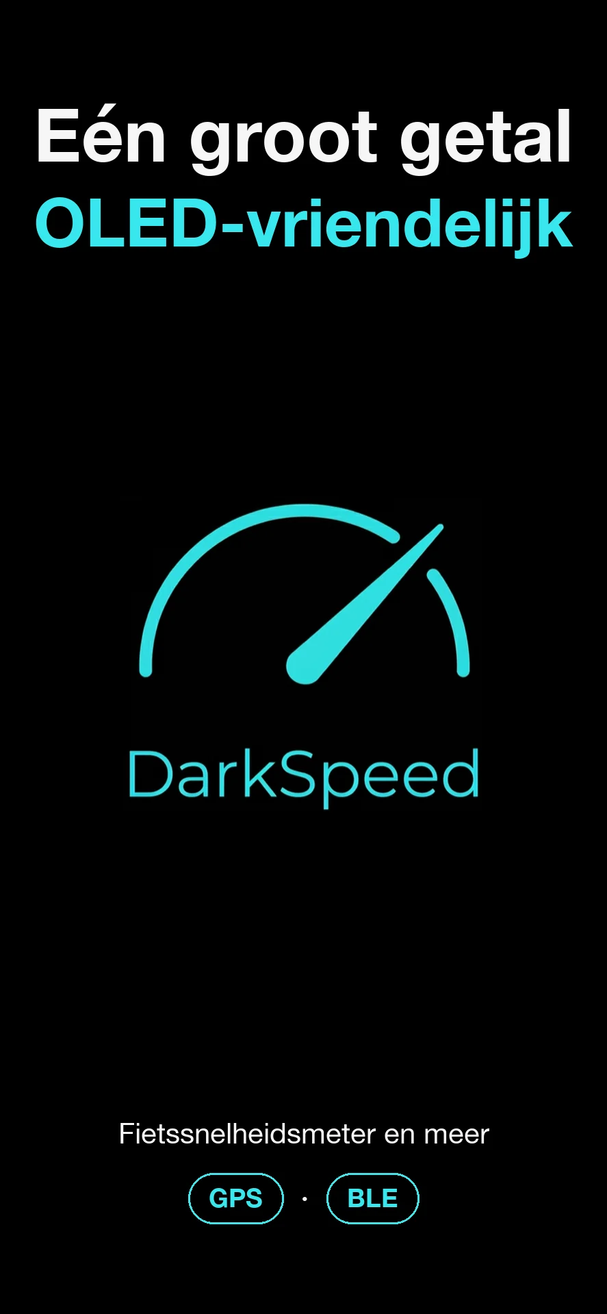 DarkSpeed, een OLED-vriendelijke snelheidsmeter