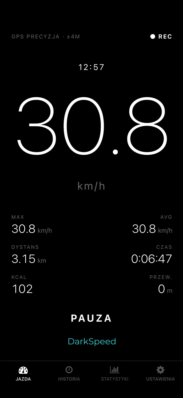 Prędkość z GPS, bez żadnych czujników