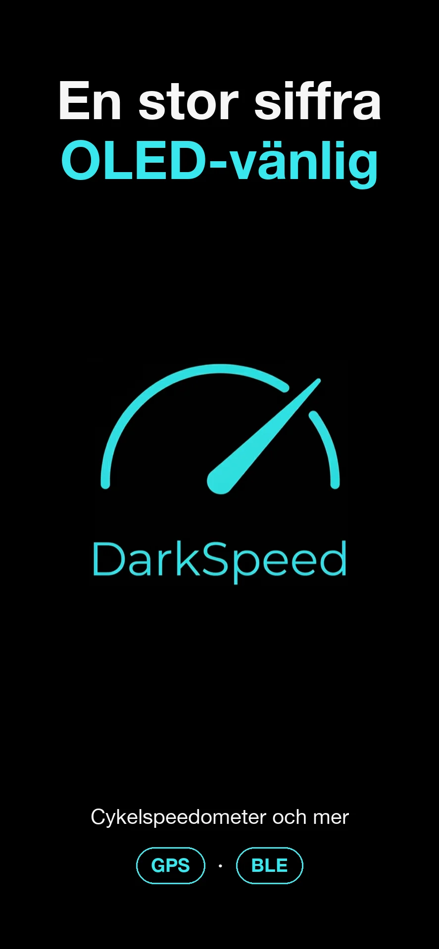 DarkSpeed, en OLED-anpassad hastighetsmätare