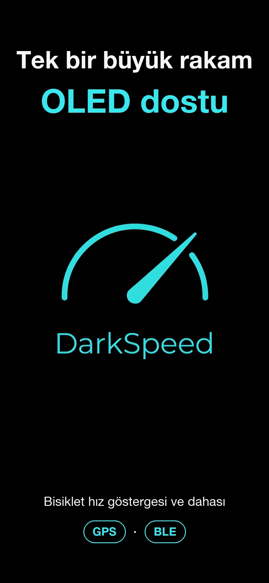 DarkSpeed, OLED dostu hız göstergesi