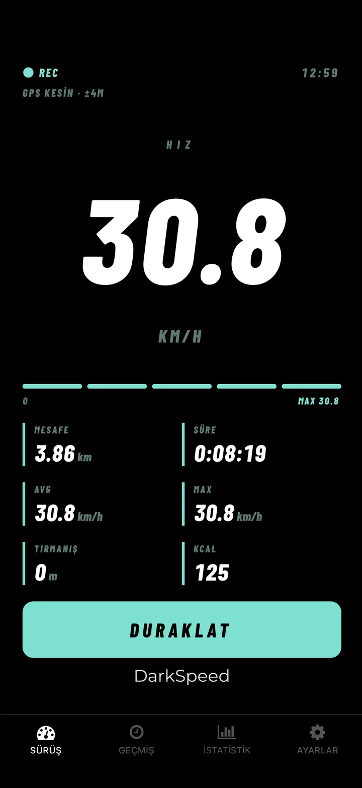 DarkSpeed sürüş ekranı, Celeste teması
